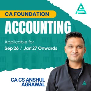 CA Foundation - Accounting